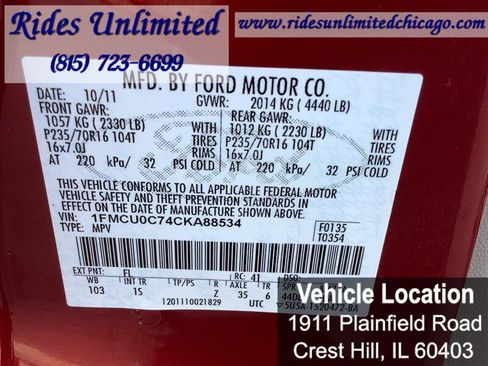 Used 2012 Ford Escape XLS FWD image 22