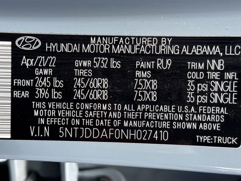 Used 2022 Hyundai Santa Cruz SEL Premium AWD/4WD image 31