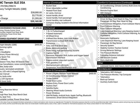 Used 2022 GMC Terrain SLE w/ Driver Convenience Package image 3