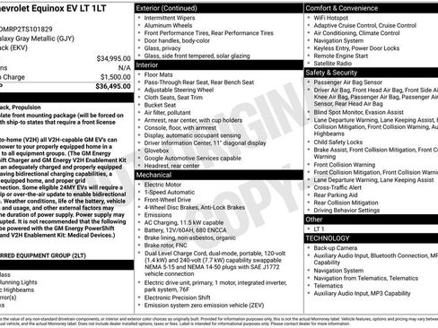 New 2026 Chevrolet Equinox EV LT image 30