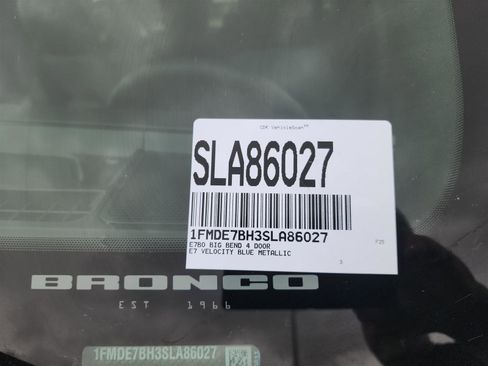 New 2025 Ford Bronco Big Bend image 10