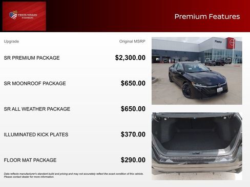 New 2026 Nissan Sentra SR w/ SR Premium Package FWD image 3