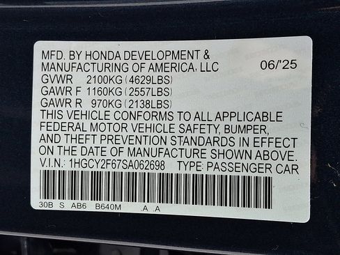 Certified 2025 Honda Accord EX-L image 27