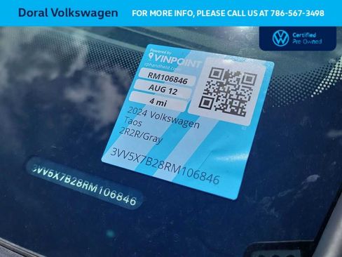 Used 2024 Volkswagen Taos S FWD image 33
