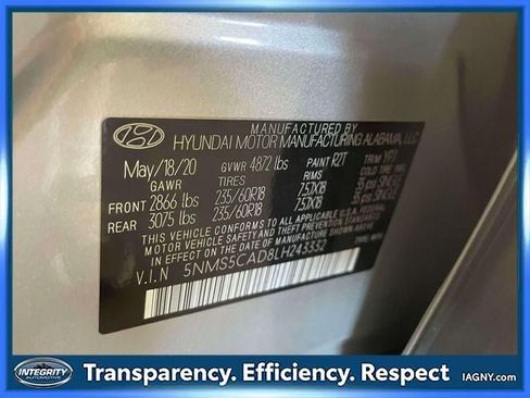 Used 2020 Hyundai Santa Fe Limited AWD/4WD image 20