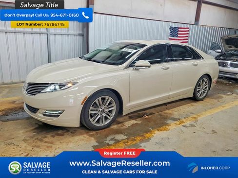Used 2014 Lincoln MKZ w/ Equipment Group 102A Reserve image 1