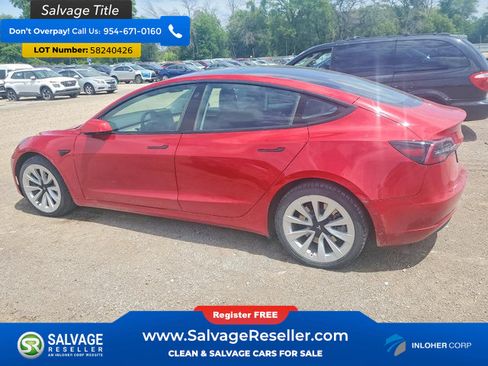 Used 2022 Tesla Model 3 Long Range AWD/4WD image 3