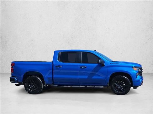 Certified 2025 Chevrolet Silverado 1500 Custom w/ Turbomax Blackout Package RWD image 9