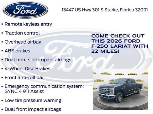 New 2026 Ford F250 Lariat AWD/4WD image 30