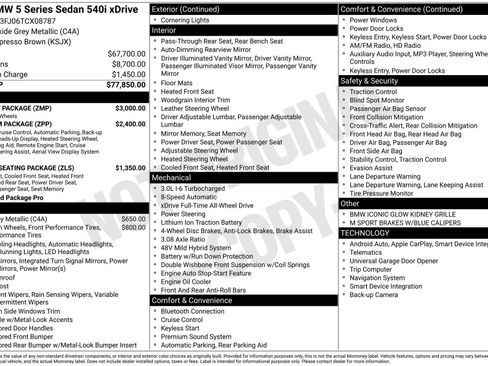 New 2026 BMW 540i xDrive w/ M Sport Package image 11