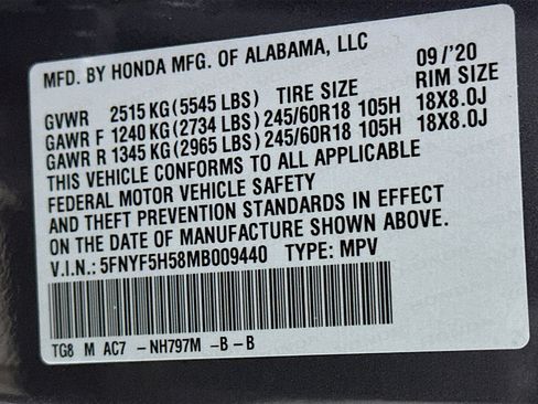 Used 2021 Honda Pilot EX-L image 12
