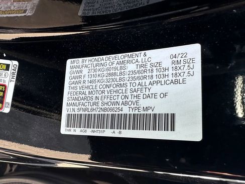 Used 2022 Honda Odyssey EX-L image 38