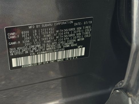 Used 2020 Subaru Ascent Limited w/ Technology Package image 24