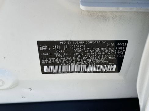 Used 2022 Subaru Outback Premium AWD/4WD image 32