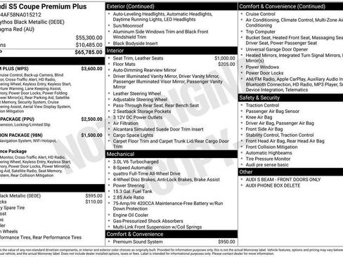 Used 2022 Audi S5 Premium Plus w/ Premium Plus image 31