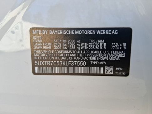 Used 2019 BMW X3 sDrive30i w/ Driving Assistance Package image 18