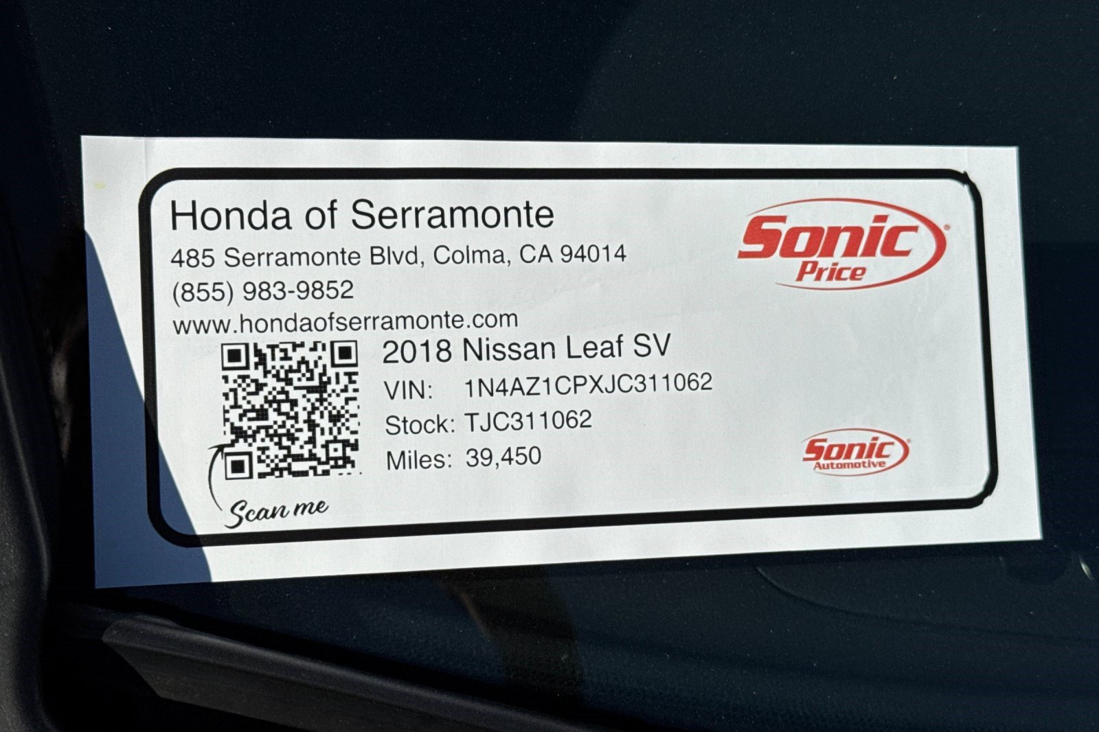 Used 2018 Nissan Leaf SV w/ SV Technology Package FWD image 27