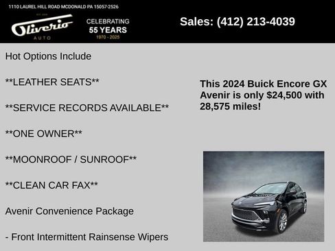 Used 2024 Buick Encore GX Avenir w/ Avenir Convenience Package AWD/4WD image 5