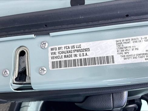 Certified 2023 Jeep Wrangler Sport AWD/4WD image 14