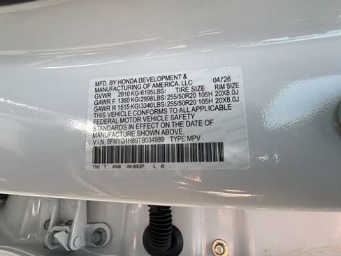 New 2026 Honda Pilot Elite image 34