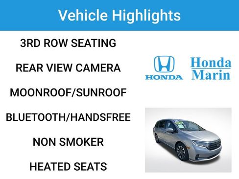 Used 2024 Honda Odyssey EX-L image 2