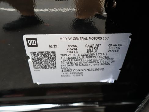 Used 2023 Cadillac CT5 V Blackwing w/ Driver Assist Package RWD image 48