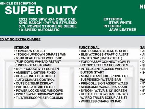 Used 2022 Ford F350 King Ranch w/ King Ranch Ultimate Package image 18