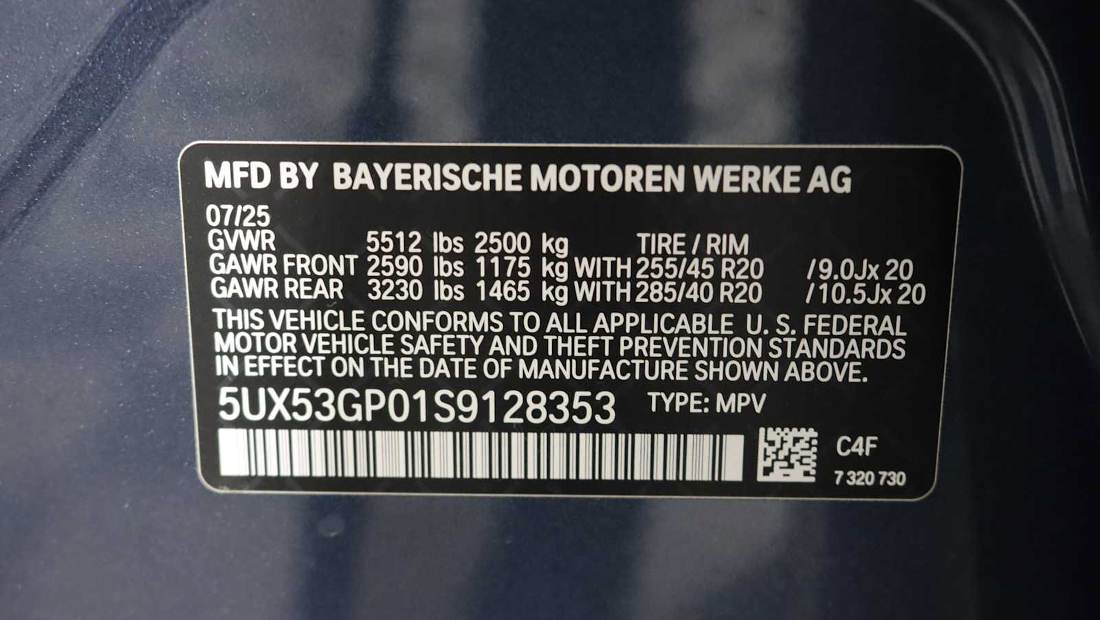 Used 2025 BMW X3 xDrive30i w/ Convenience Package AWD/4WD image 34