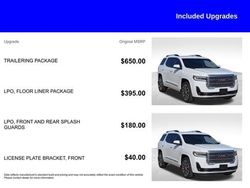 Used 2020 GMC Acadia Denali w/ Trailering Package image 5