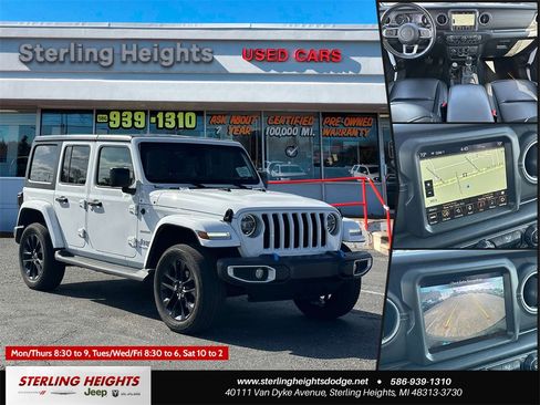 Used 2022 Jeep Wrangler Unlimited Sahara w/ Cold Weather Group image 1