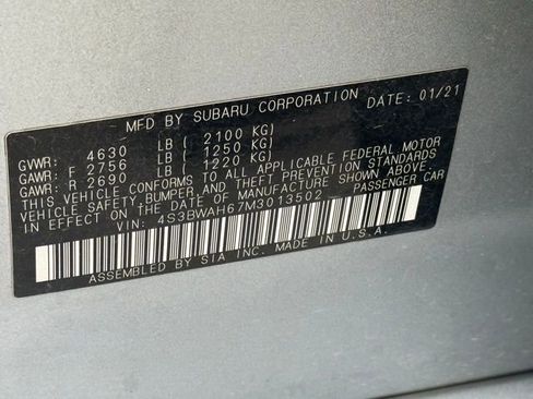 Used 2021 Subaru Legacy Sport image 10