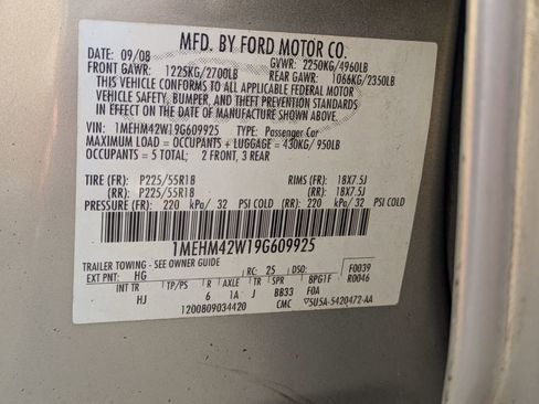 Used 2009 Mercury Sable Premier image 31