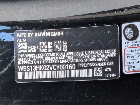 New 2027 BMW M4 Coupe w/ M Driver's Package RWD image 34