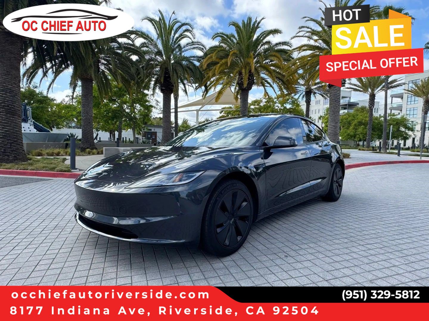 Used 2024 Tesla Model 3 Long Range RWD image 1