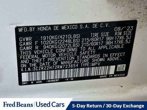 Used 2024 Honda HR-V EX-L image 37