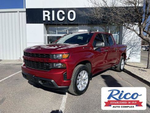 Certified 2022 Chevrolet Silverado 1500 Custom w/ LPO, Dark Essentials Package AWD/4WD image 1