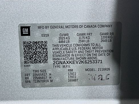 Used 2019 Chevrolet Equinox LT FWD image 12