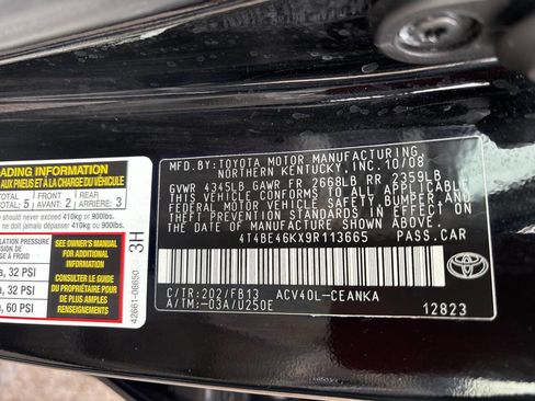 Used 2009 Toyota Camry LE FWD image 27