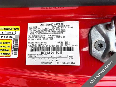 Used 2022 Ford Mustang Premium RWD image 25