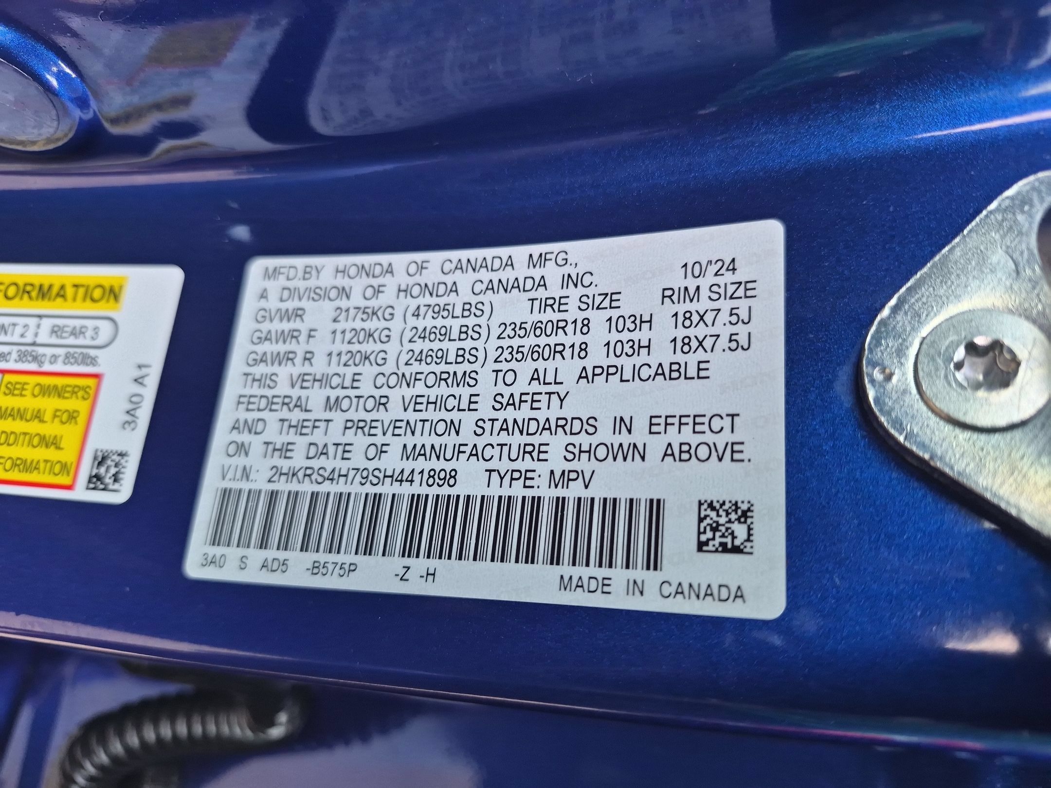 Certified 2025 Honda CR-V EX-L image 36