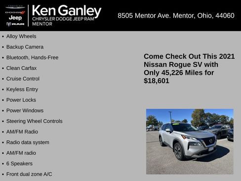 Used 2021 Nissan Rogue SV image 5