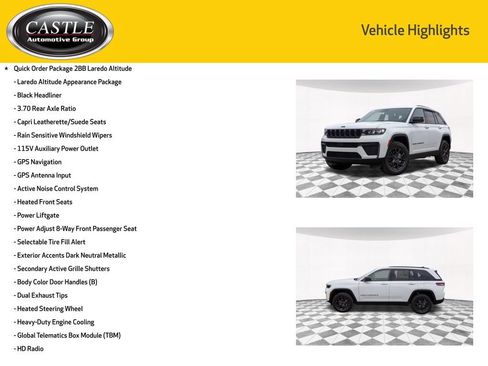 New 2027 Jeep Grand Cherokee Altitude AWD/4WD image 3
