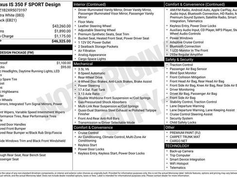Used 2024 Lexus IS 350 F Sport image 15
