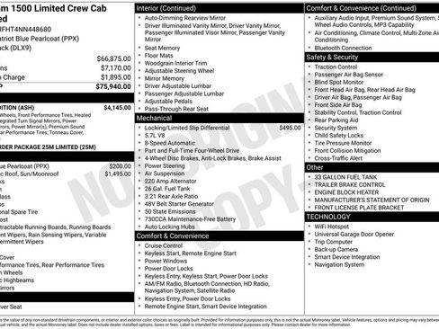 Used 2022 RAM 1500 Limited w/ Night Edition AWD/4WD image 6