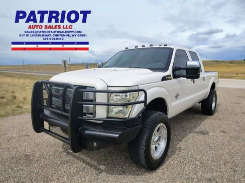 Used 2014 Ford F350 Platinum w/ Snow Plow Prep Package image 1