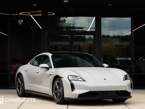 Used 2025 Porsche Taycan Turbo AWD/4WD image 1