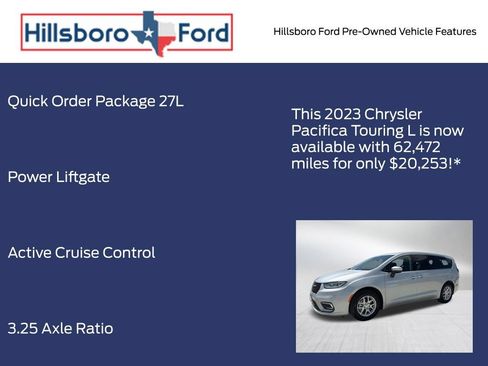 Used 2023 Chrysler Pacifica Touring-L FWD image 3