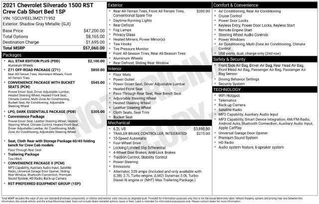 Used 2021 Chevrolet Silverado 1500 RST w/ All Star Edition Plus AWD/4WD image 6