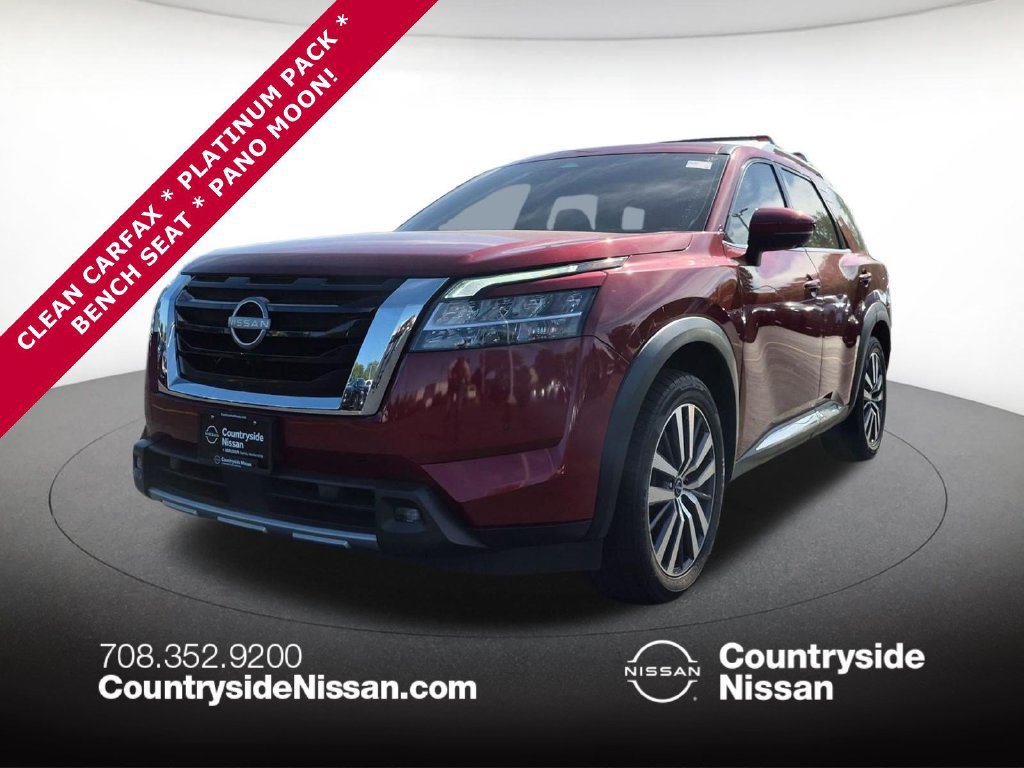 Used 2022 Nissan Pathfinder Platinum w/ Cargo Package FWD image 1