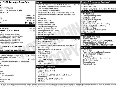 New 2026 RAM 3500 Laramie w/ Night Edition AWD/4WD image 33